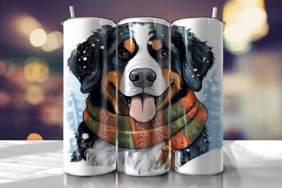 Bernese Dog Tumbler Wrap