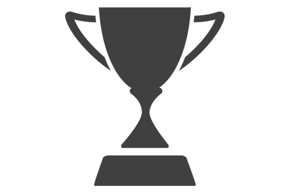 Black Trophy Cup Silhouette