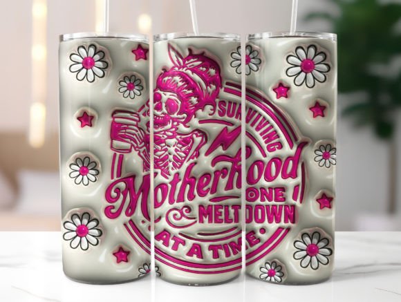 Inflated Funny Motherhood Tumbler Wrap