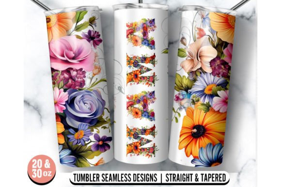 Mama 20oz 30oz Skinny Tumbler Wrap